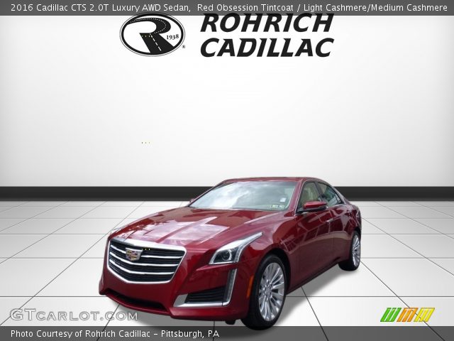 2016 Cadillac CTS 2.0T Luxury AWD Sedan in Red Obsession Tintcoat