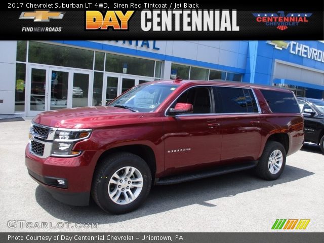 2017 Chevrolet Suburban LT 4WD in Siren Red Tintcoat