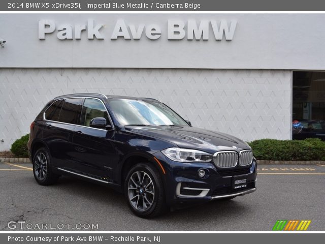 2014 BMW X5 xDrive35i in Imperial Blue Metallic