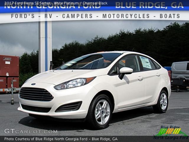 2017 Ford Fiesta SE Sedan in White Platinum