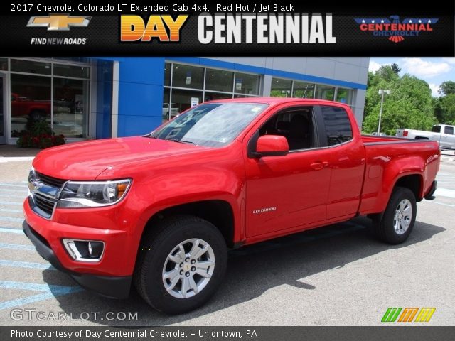 2017 Chevrolet Colorado LT Extended Cab 4x4 in Red Hot