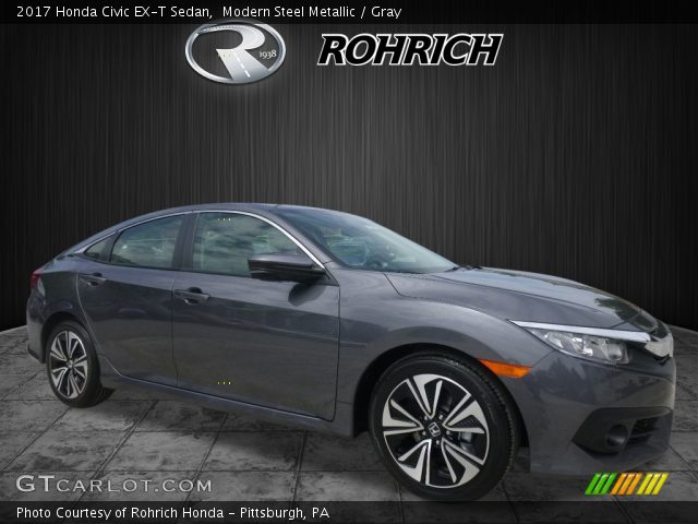 2017 Honda Civic EX-T Sedan in Modern Steel Metallic