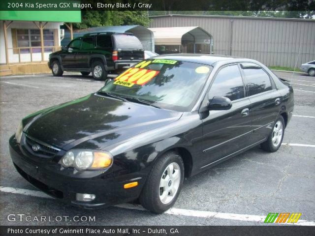 2004 Kia Spectra GSX Wagon in Ebony Black