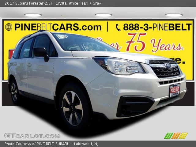 2017 Subaru Forester 2.5i in Crystal White Pearl