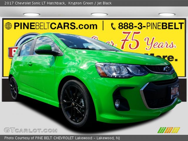 2017 Chevrolet Sonic LT Hatchback in Krypton Green