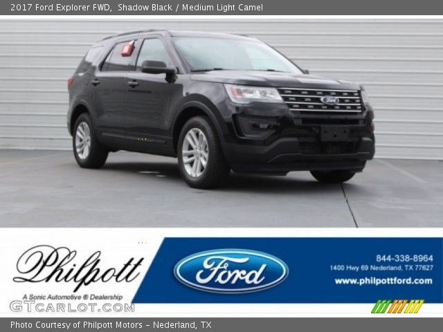 2017 Ford Explorer FWD in Shadow Black