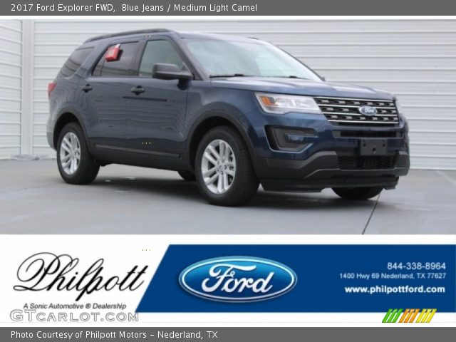 2017 Ford Explorer FWD in Blue Jeans