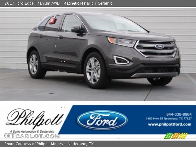 2017 Ford Edge Titanium AWD in Magnetic Metallic