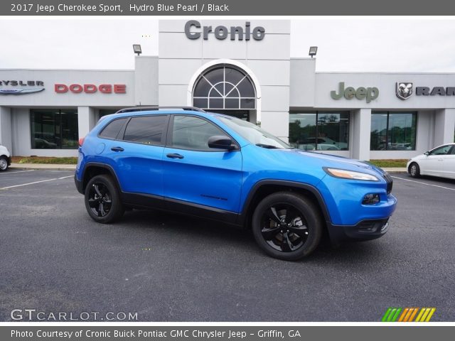 2017 Jeep Cherokee Sport in Hydro Blue Pearl