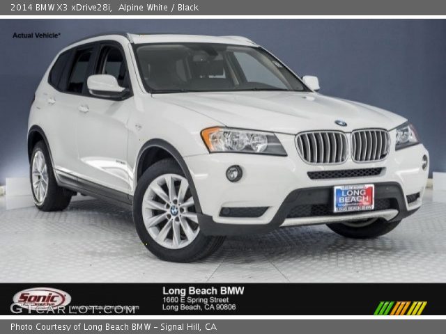 2014 BMW X3 xDrive28i in Alpine White
