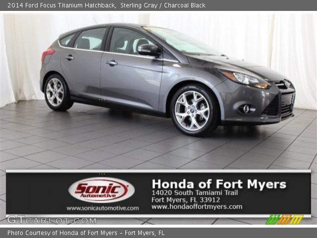 2014 Ford Focus Titanium Hatchback in Sterling Gray