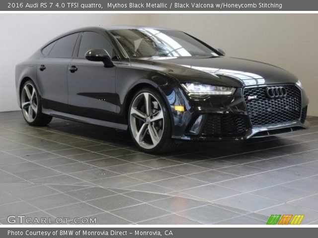 2016 Audi RS 7 4.0 TFSI quattro in Mythos Black Metallic