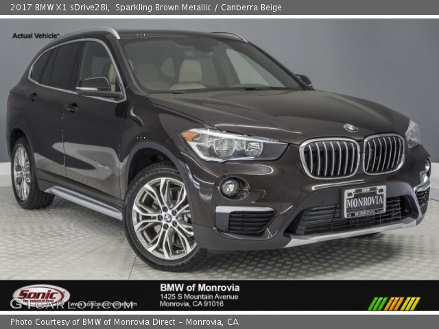 2017 BMW X1 sDrive28i in Sparkling Brown Metallic
