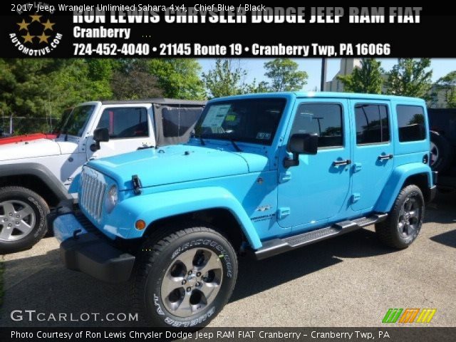 2017 Jeep Wrangler Unlimited Sahara 4x4 in Chief Blue