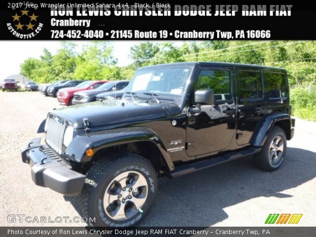 2017 Jeep Wrangler Unlimited Sahara 4x4 in Black