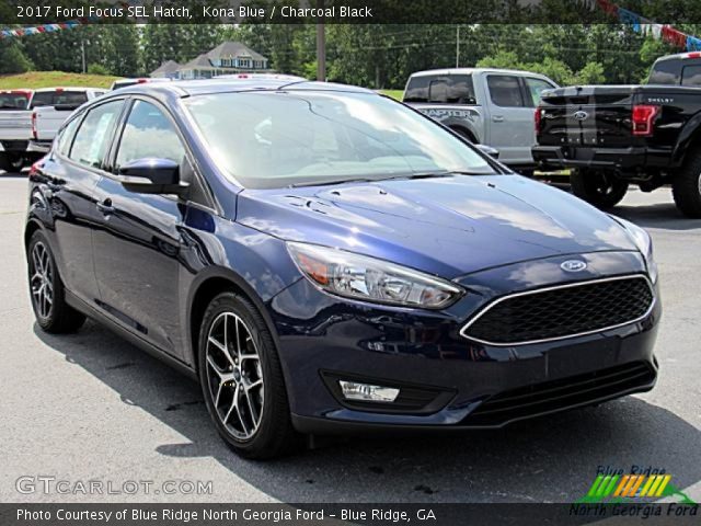 2017 Ford Focus SEL Hatch in Kona Blue