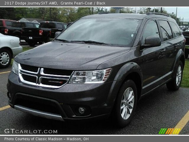 Granite Pearl Coat 2017 Dodge Journey Sxt Awd Black Interior