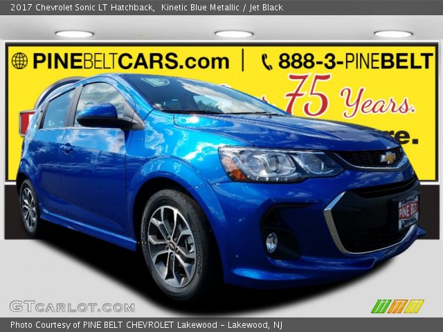 2017 Chevrolet Sonic LT Hatchback in Kinetic Blue Metallic