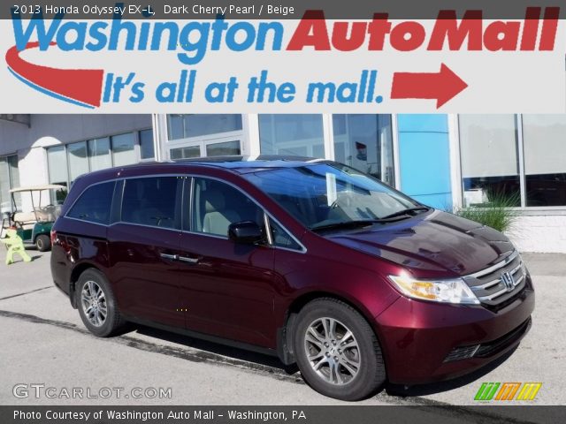 2013 Honda Odyssey EX-L in Dark Cherry Pearl