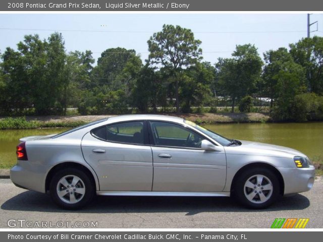 2008 Pontiac Grand Prix Sedan in Liquid Silver Metallic