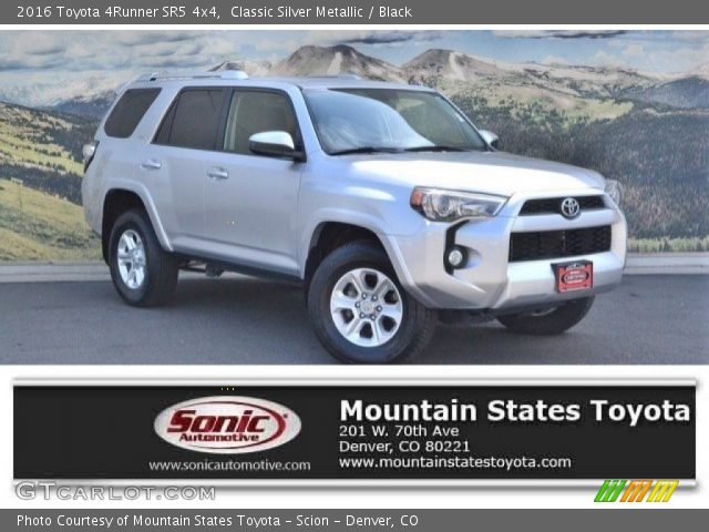 2016 Toyota 4Runner SR5 4x4 in Classic Silver Metallic