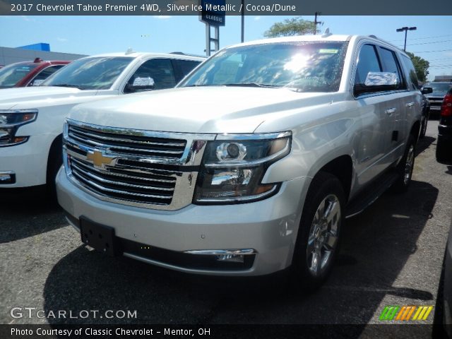 2017 Chevrolet Tahoe Premier 4WD in Silver Ice Metallic