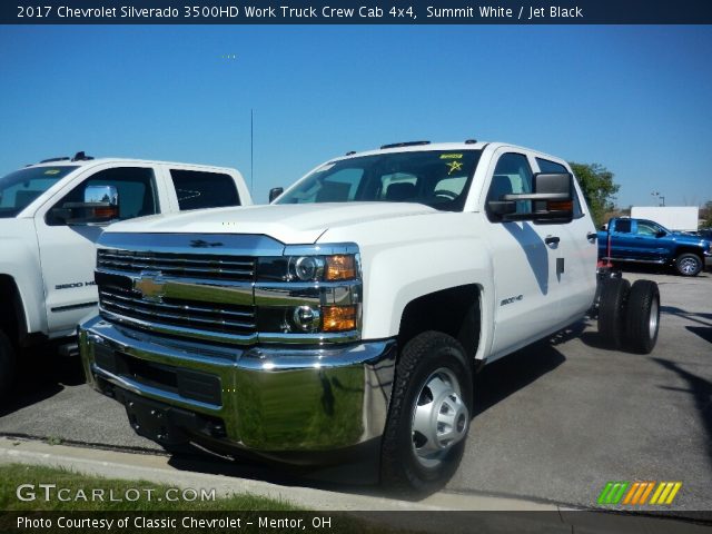 2017 Chevrolet Silverado 3500HD Work Truck Crew Cab 4x4 in Summit White