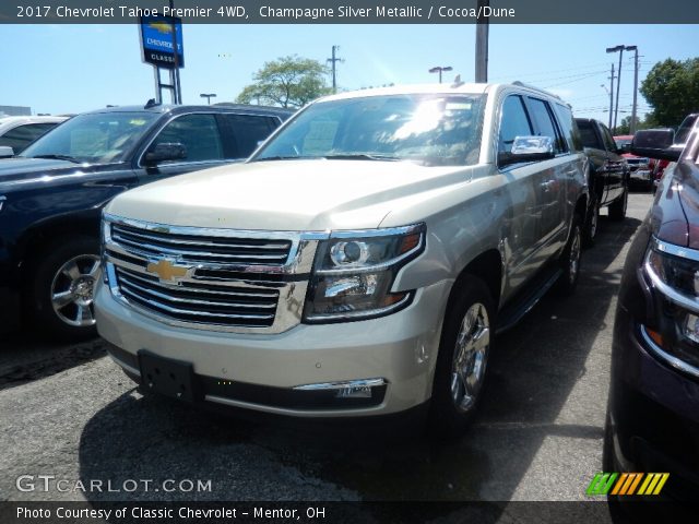 2017 Chevrolet Tahoe Premier 4WD in Champagne Silver Metallic