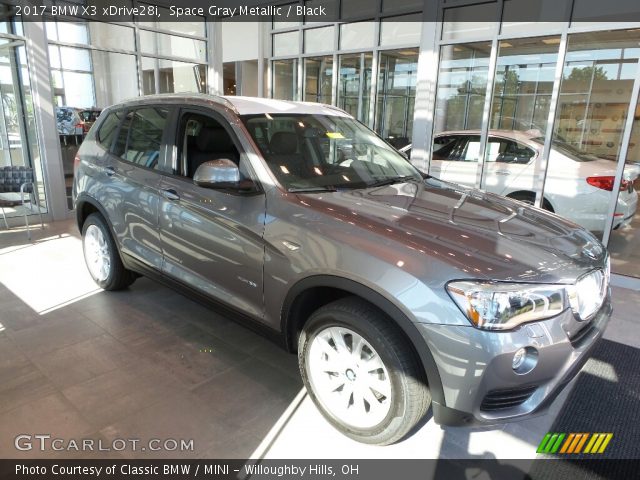 2017 BMW X3 xDrive28i in Space Gray Metallic