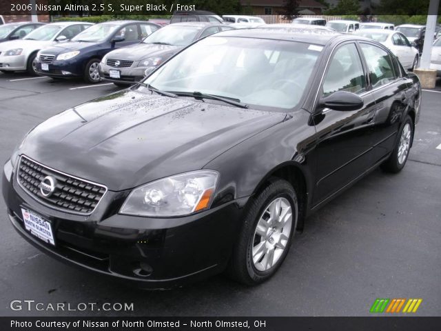 2006 Nissan Altima 2.5 S in Super Black