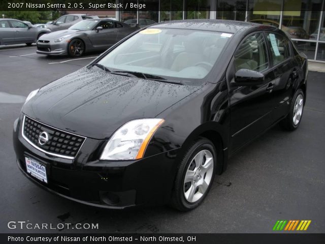 2007 Nissan Sentra 2.0 S in Super Black