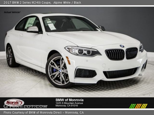 2017 BMW 2 Series M240i Coupe in Alpine White