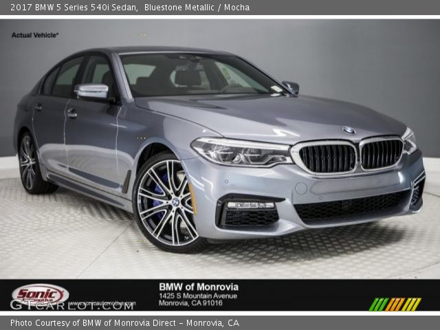 2017 BMW 5 Series 540i Sedan in Bluestone Metallic