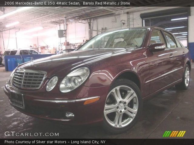 2006 Mercedes-Benz E 350 4Matic Sedan in Barolo Red Metallic