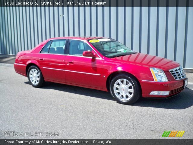2008 Cadillac DTS  in Crystal Red
