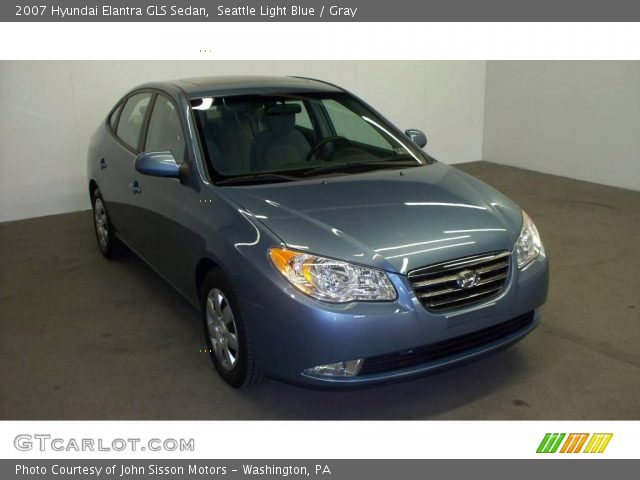 2007 Hyundai Elantra GLS Sedan in Seattle Light Blue