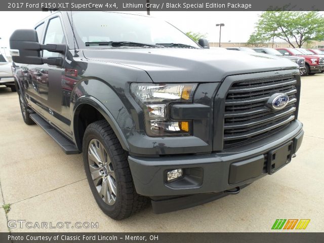 2017 Ford F150 XLT SuperCrew 4x4 in Lithium Gray