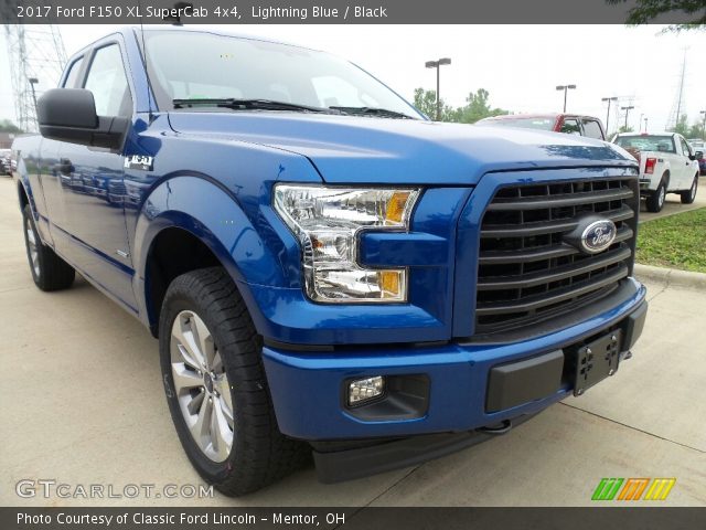 2017 Ford F150 XL SuperCab 4x4 in Lightning Blue