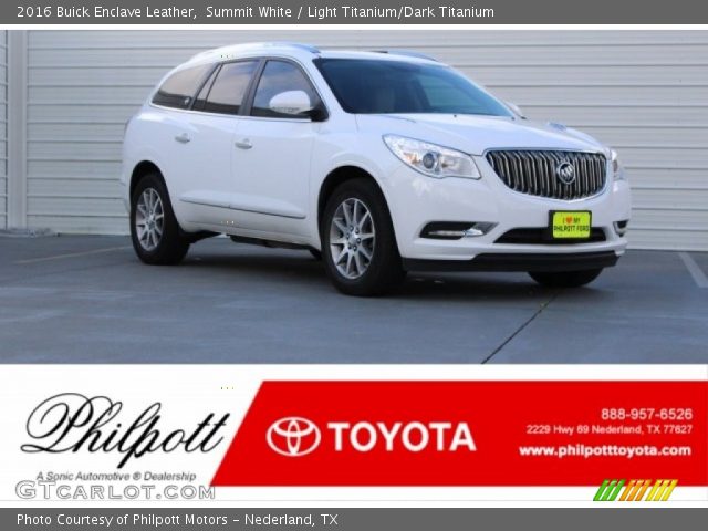 2016 Buick Enclave Leather in Summit White