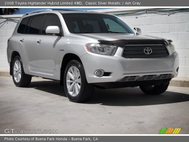 2008 Toyota Highlander Hybrid Limited 4WD in Classic Silver Metallic