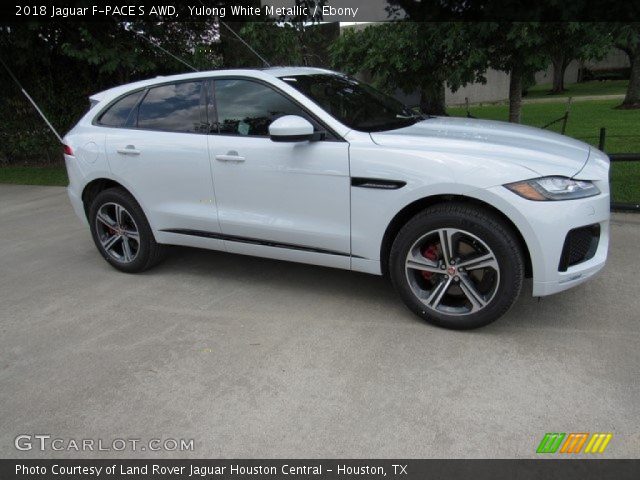 2018 Jaguar F-PACE S AWD in Yulong White Metallic