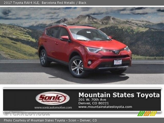 2017 Toyota RAV4 XLE in Barcelona Red Metallic