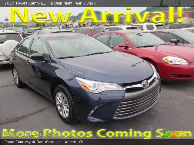 2017 Toyota Camry LE in Parisian Night Pearl