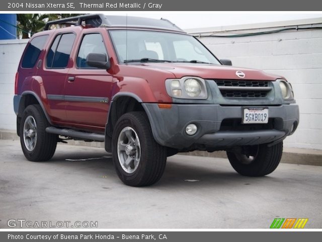 2004 Nissan Xterra SE in Thermal Red Metallic
