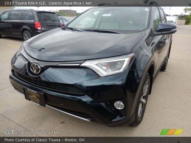 2017 Toyota RAV4 XLE in Galactic Aqua Mica