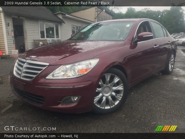 2009 Hyundai Genesis 3.8 Sedan in Cabernet Red Pearl