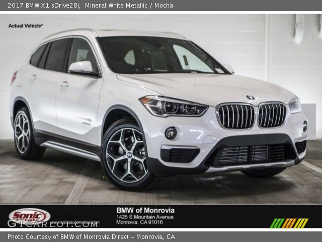 2017 BMW X1 sDrive28i in Mineral White Metallic