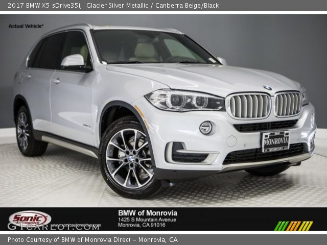 2017 BMW X5 sDrive35i in Glacier Silver Metallic