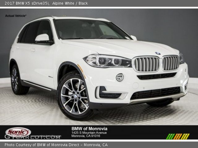 2017 BMW X5 sDrive35i in Alpine White