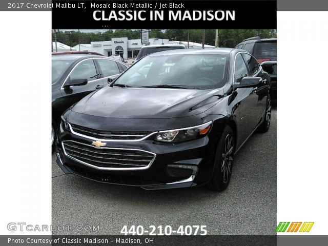 2017 Chevrolet Malibu LT in Mosaic Black Metallic